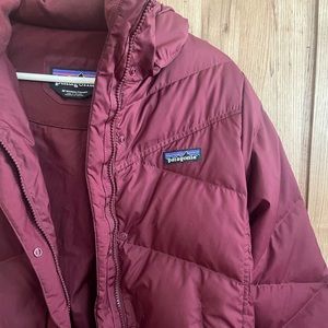Burgundy Patagonia Puffer